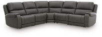 5Z-Pittson 5-Piece Power Sectional - 2 Armless Chairs