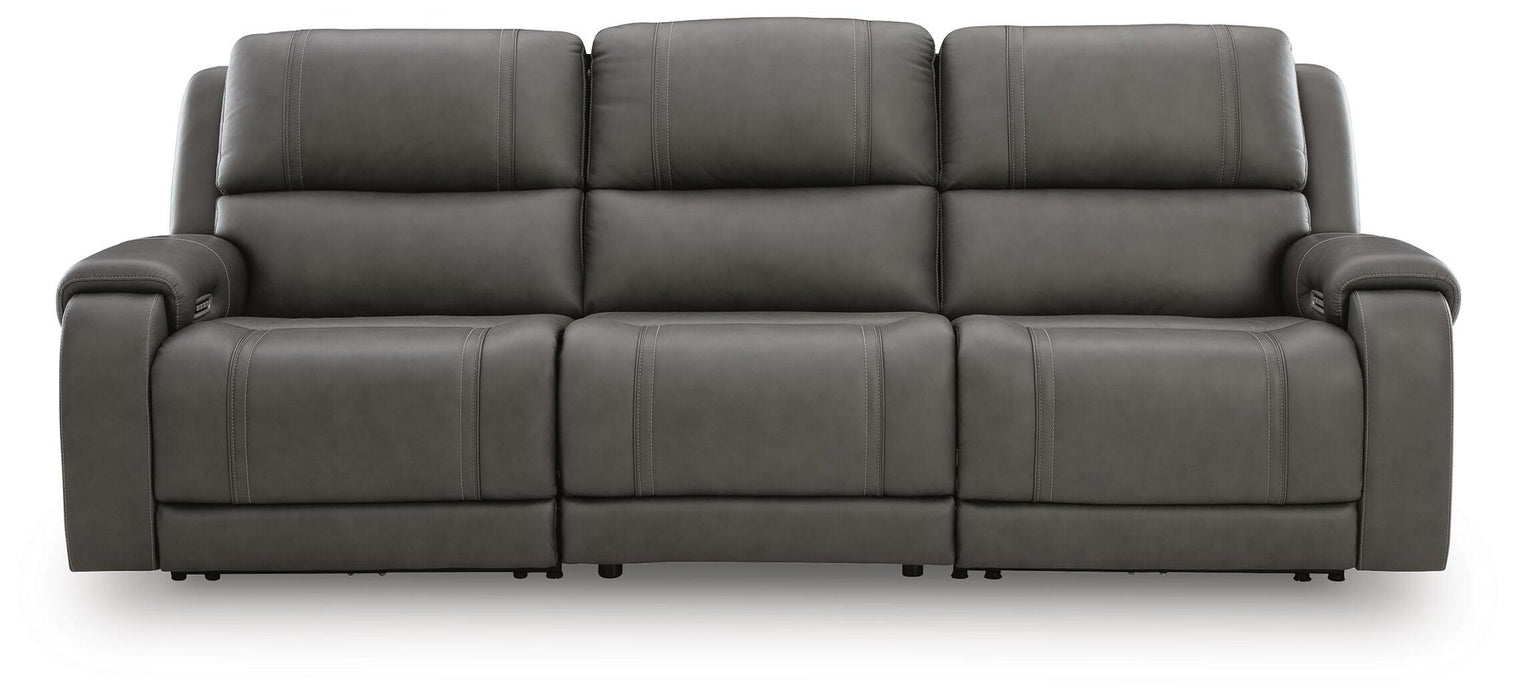 5Z - Pittson 3-Piece Power Sectional Reclining Sofa - alternate view 2