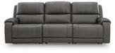 5Z - Pittson 3-Piece Power Sectional Reclining Sofa - alternate view 2