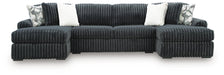 Midnight-Madness 3-Piece Double Chaise Sectional - alternate view 2