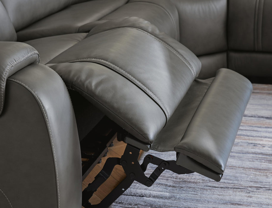 5Z - Pittson 6-Piece Power Reclining Sectional - alternate view 3