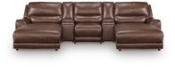 DeepWakes 5-Piece Power Reclining Sectional with Chaise