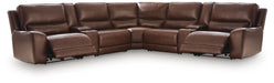 DeepWakes 7-Piece Reclining Sectional with Storage Consoles