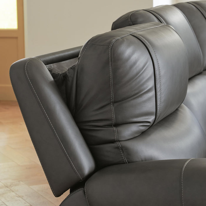 5Z - Pittson 6-Piece Power Reclining Sectional - alternate view 2