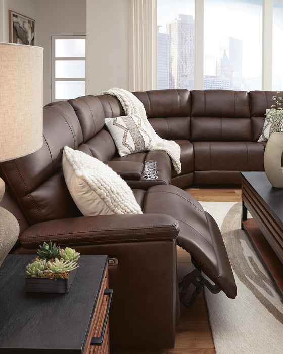 Bleckley 6-Piece Power Reclining Sectional - alternate view 3