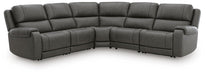 5Z-Pittson 5-Piece Power Sectional - Mixed Armless Seats - alternate view 2