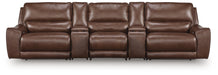 DeepWakes 5-Piece Reclining Sectional with Storage Consoles