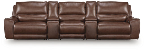 DeepWakes 5-Piece Reclining Sectional with Storage Consoles