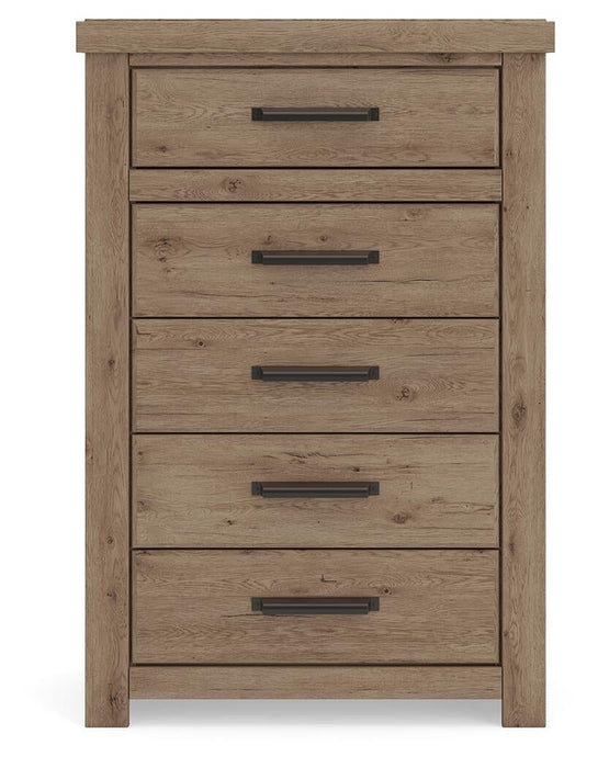 Oliandon Five Drawer Chest - alternate view 3