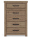 Oliandon Five Drawer Chest - alternate view 3