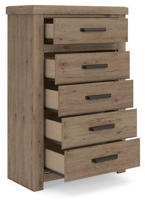 Oliandon Five Drawer Chest - alternate view 4