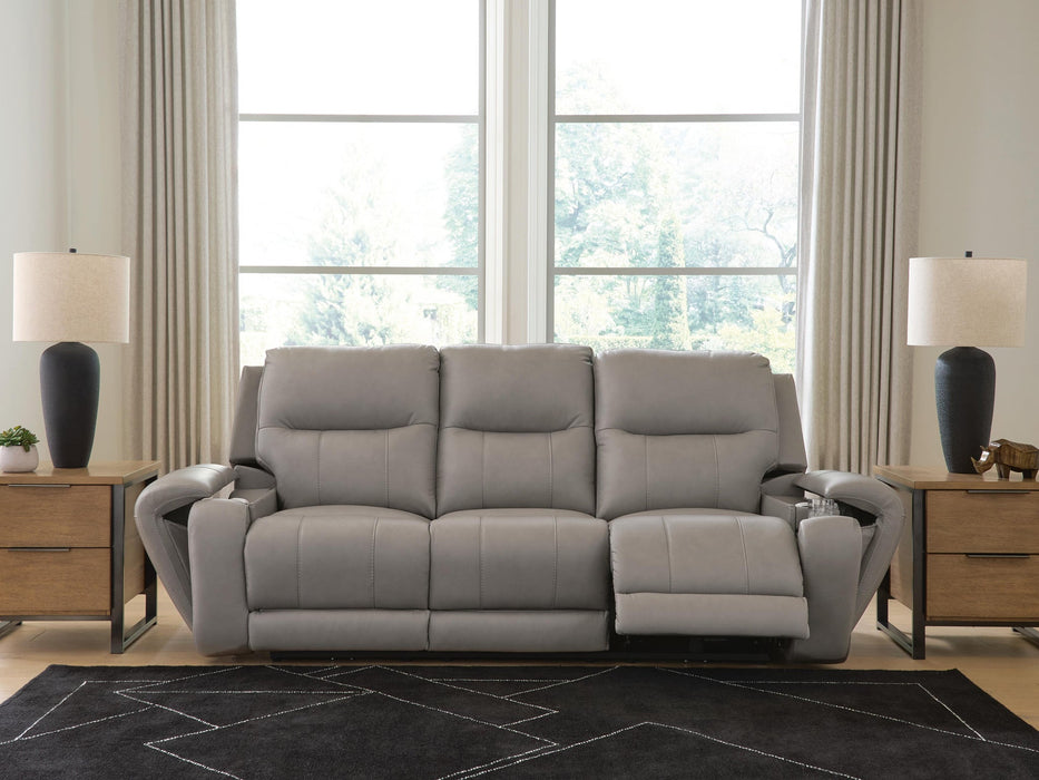 Real Moments PWR REC Sofa w/Audio Seating - alternate view 6