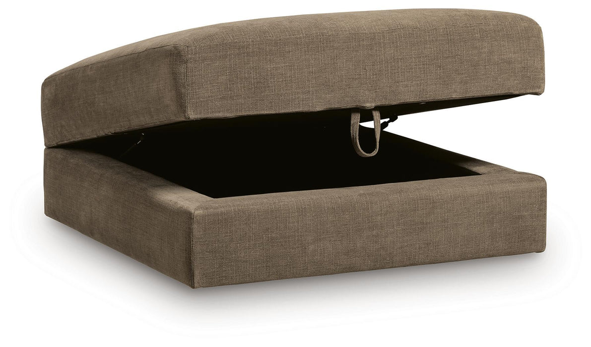 Camellia-Court Ottoman With Storage - alternate view 3