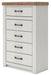 Savonport Five Drawer Chest - alternate view 5
