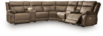 Max-Momentum 7-Piece Power Reclining Sectional with Audio Consoles - alternate view 2