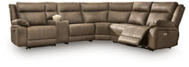 Max-Momentum 6-Piece Power Reclining Sectional with Audio Console - alternate view 2
