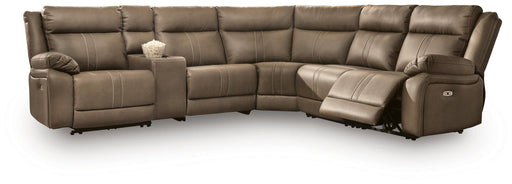 Max-Momentum 6-Piece Power Reclining Sectional with Audio Console - alternate view 2