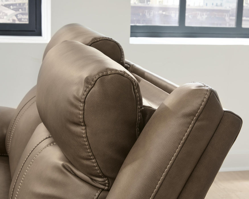 Max-Momentum 3-Piece Power Reclining Sectional Loveseat with Audio Console - alternate view 5