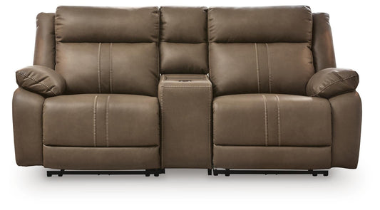 Max-Momentum 3-Piece Power Reclining Sectional Loveseat with Audio Console - alternate view 2