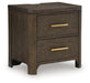 Radkin Two Drawer Night Stand - alternate view 2