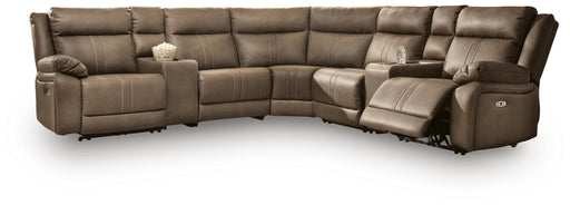 Max-Momentum 7-Piece Power Reclining Sectional with Audio Consoles - alternate view 2