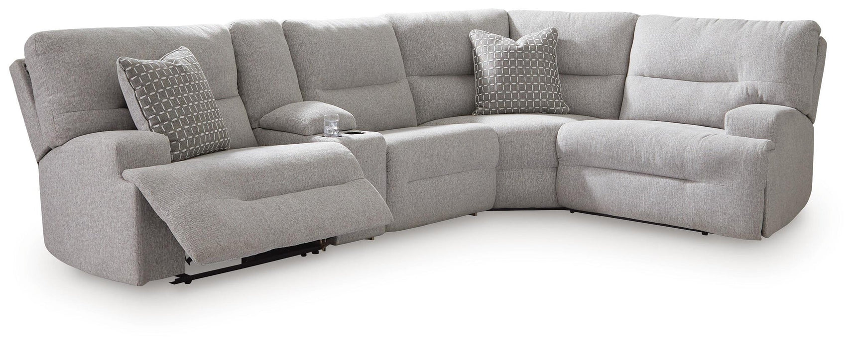 Acklen Place 5-Piece Power Reclining Sectional with Storage Console - alternate view 2