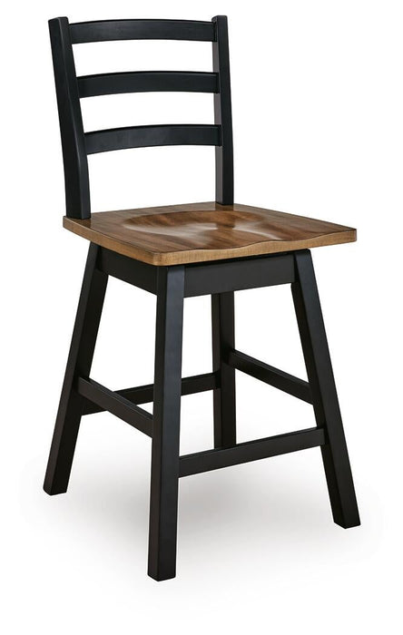Wildenauer Swivel Stool (2/CN) - alternate view 4
