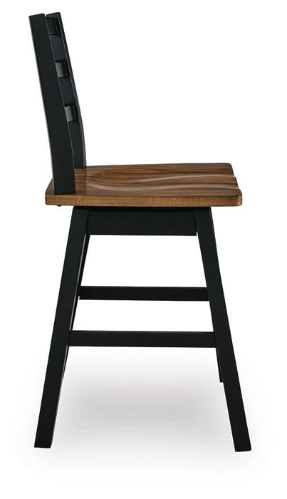 Wildenauer Swivel Stool (2/CN) - alternate view 7