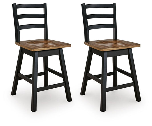 Wildenauer Swivel Stool (2/CN) - alternate view 2