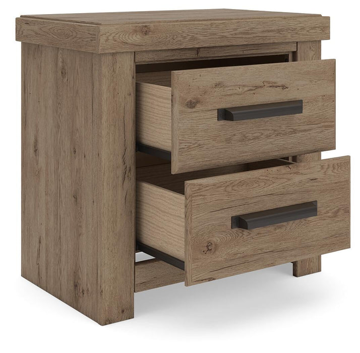 Oliandon Two Drawer Night Stand - alternate view 4