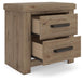 Oliandon Two Drawer Night Stand - alternate view 4