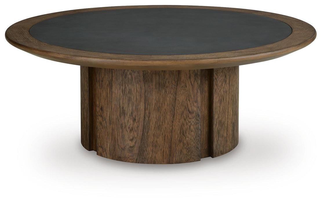 Dontayne Round Cocktail Table - alternate view 2