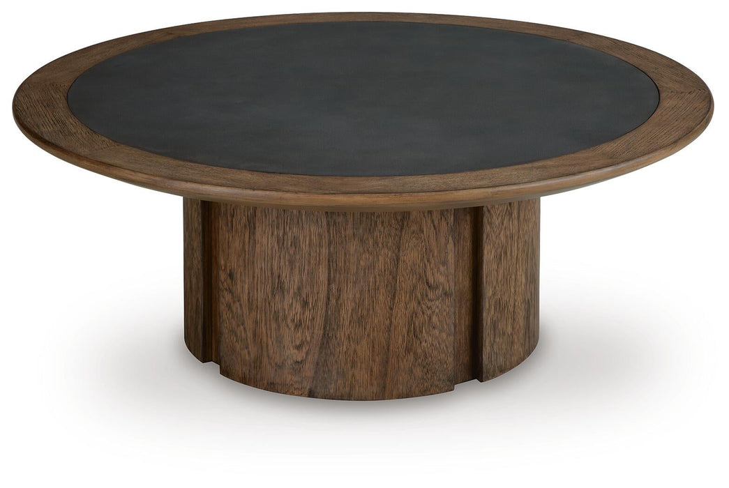 Dontayne Round Cocktail Table - alternate view 3