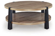 Ridgester Round Cocktail Table - alternate view 3