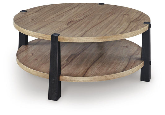 Ridgester Round Cocktail Table - alternate view 2