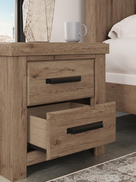 Oliandon Two Drawer Night Stand - alternate view 3