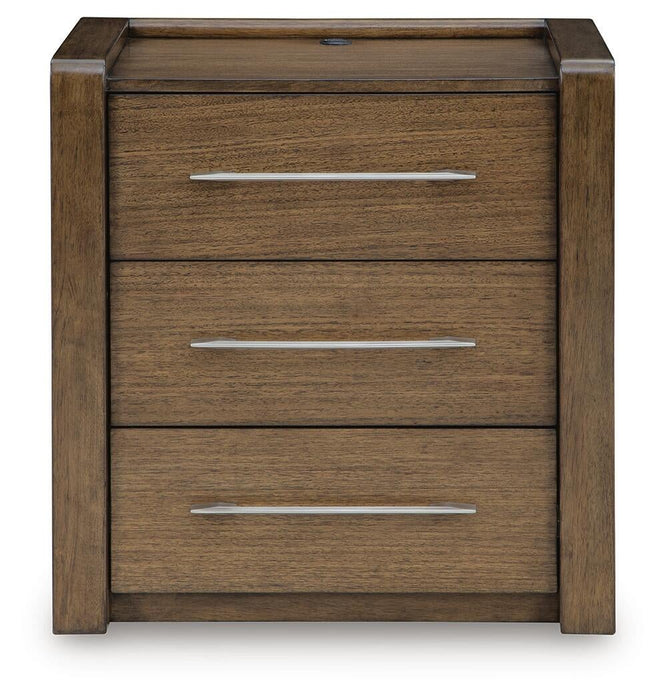 Marxmore Three Drawer Night Stand - alternate view 4
