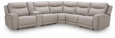 Gravier 6-Piece Power Reclining Sectional with Storage Console - alternate view 2