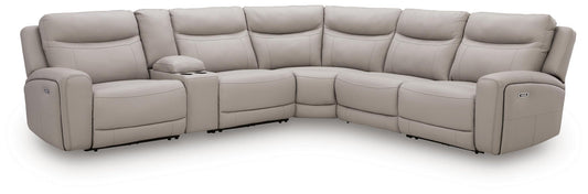 Gravier 6-Piece Power Reclining Sectional with Storage Console - alternate view 2