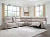 Gravier 6-Piece Power Reclining Sectional with Storage Console - alternate view 4