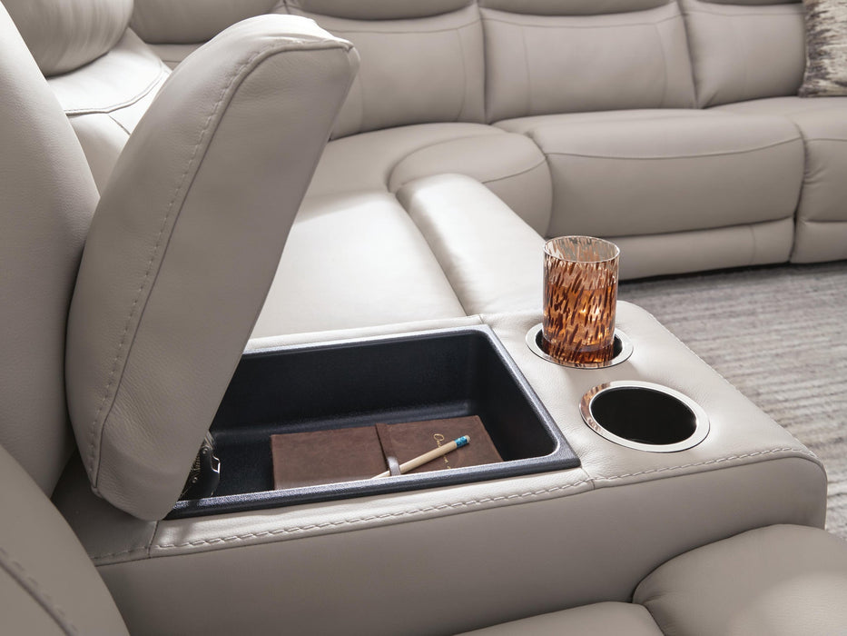 Gravier 6-Piece Power Reclining Sectional with Storage Console - alternate view 9
