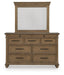 Karallin Dresser and Mirror - alternate view 3