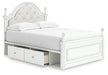 Kozlani Full Upholstered Panel Bed with Storage - alternate view 3