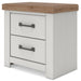 Savonport Two Drawer Night Stand - alternate view 5