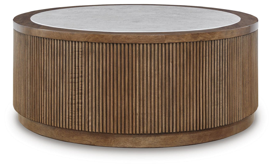 Hadonna Round Cocktail Table - alternate view 2