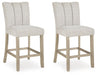 Larawyn Upholstered Barstool (2/CN) - alternate view 2