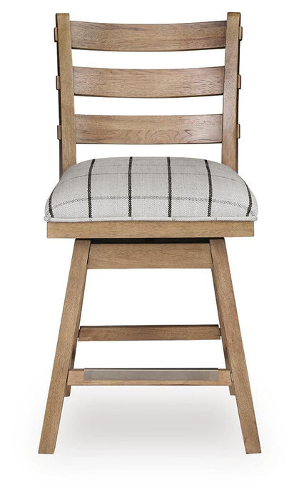 Ridgester UPH Swivel Barstool (2/CN) - alternate view 4