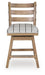Ridgester UPH Swivel Barstool (2/CN) - alternate view 4