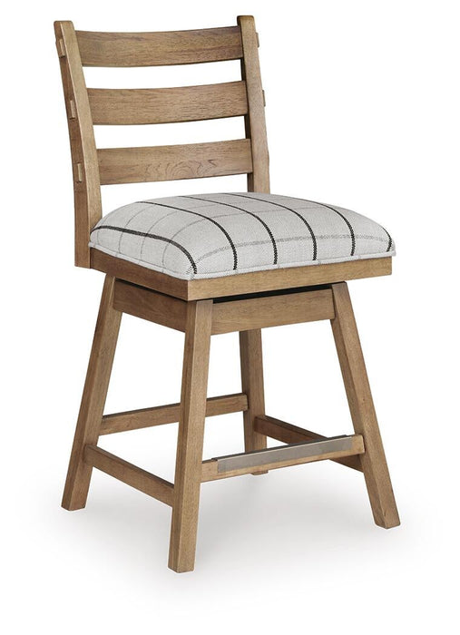 Ridgester UPH Swivel Barstool (2/CN) - alternate view 3