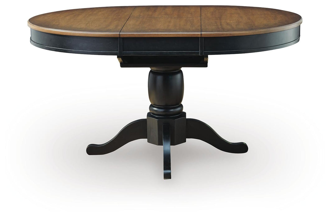 Clorazi Oval DRM Butterfly EXT Table - alternate view 3